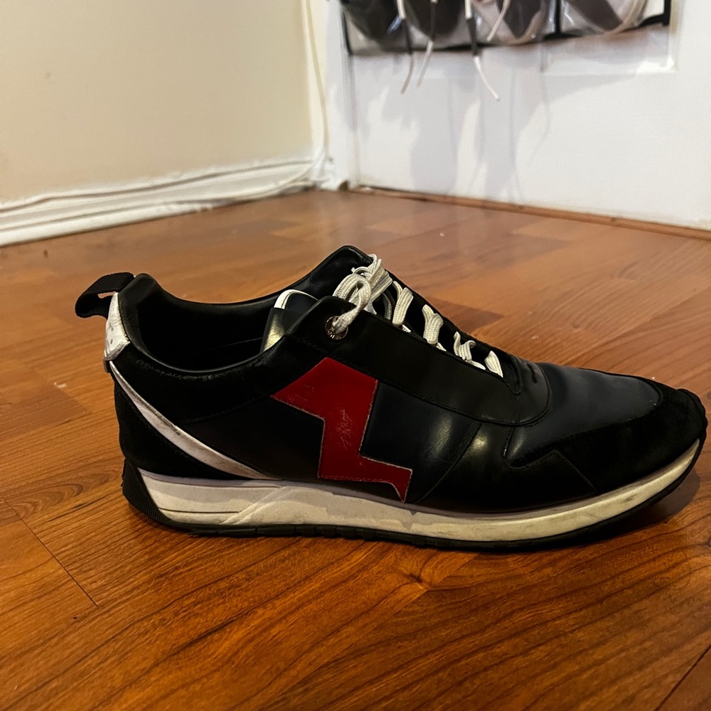 Fendi lightning bolt Black and Red Men's Sneaker